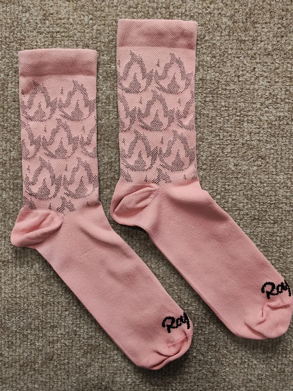Rapha Pro-Team Uni Socks /Large/ Pink Flames (Limited Edition)